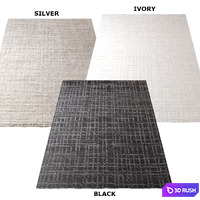 Carpet Restoration Hardware (Oro) 2440x3050 (3 colors) 3D Model Vray, Corona