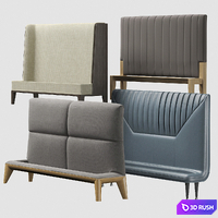 Headboard8 3D Model Vray