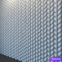 3D Panel Treccia 3D Model Vray, Corona