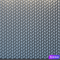 3D Panel Treccia 3D Model Vray, Corona