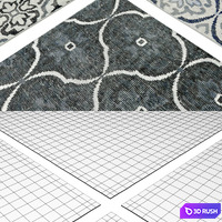 RH Andalucia Rug 3D Model Vray