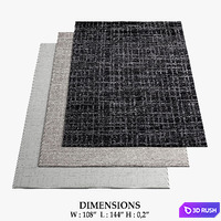 Restoration Hardware Rugs_79 3D Model Vray, Corona