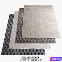 Restoration Hardware Rugs_104 3D Model Vray, Corona