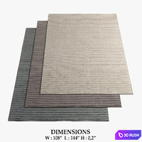 Restoration Hardware Rugs_126 3D Model Vray, Corona