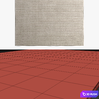 Restoration Hardware Rugs_126 3D Model Vray, Corona