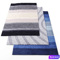 Area rugs2 3D Model Vray