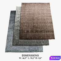 Folium Rugs_192 3D Model Vray, Corona