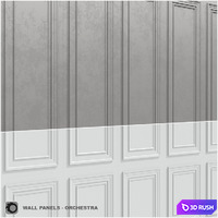 Leto - Orchestra wall panels 3D Model