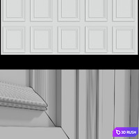 Leto - Orchestra wall panels 3D Model Corona