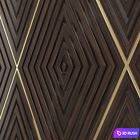 Decorative wall 52. 3D Model Corona