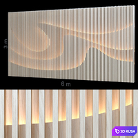 Decorative wall 88. 3D Model Corona