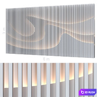 Decorative wall 88. 3D Model Corona