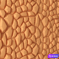 Polygon decorative panel 3D Model Vray