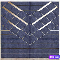 3D Wall Panel №3 3D Model Vray