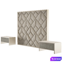 Wall Headboard Collection № 015 3D Model Vray