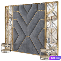 Wall Headboard Collection # 022 3D Model Vray