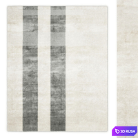 Tartan rug 3D Model Vray