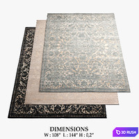 Jan Kath Rugs_478 3D Model Vray, Corona