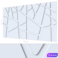 Decorative wall 191 3D Model Corona