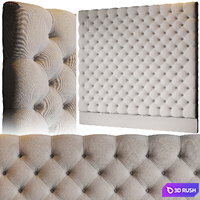 A Minimoon Cliveden Upholstered Headboard 3D Model Vray, Corona