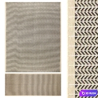 Rug flatwoven lobbak 3D Model Corona
