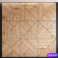 Decorative Wall Panel 02 3D Model Corona