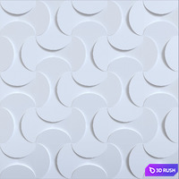 Decorative 3D wall panel Orac Decor W107 3D Model