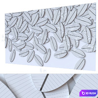 Decorative wall 227. 3D Model Corona