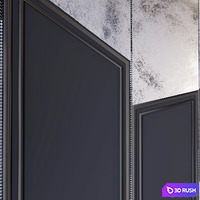 Decorative panel 10_16 3D Model Vray, Corona