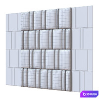 Headboard 003. 3D Model Corona