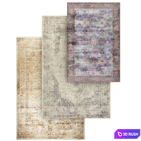Zara Home Vintage Rugs Set 3D Model Corona