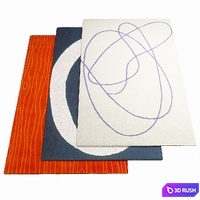 Three carpets ASPLUND - 1-13 3D Model Vray