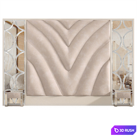 Headboard 11 3D Model Vray, Corona