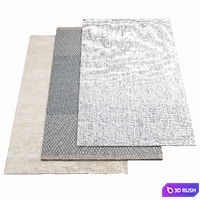 Three rugs WARLI - 25 3D Model Vray
