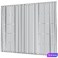 Headboard Premium PRO No. 50 3D Model Vray