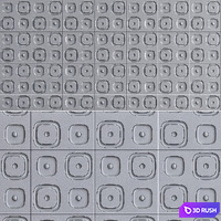 GYpsum 3D PANELS ZANZIBAR 3D Model Vray