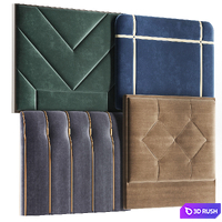 Headboard-21 3D Model Vray