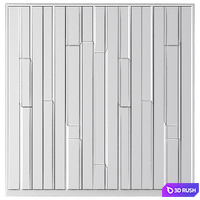 Wall Panel No. 65 3D Model Vray