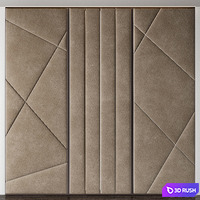 Wall Panel No. 68 3D Model Vray