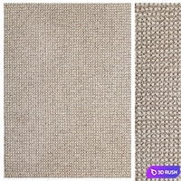 Elsie Wool &amp; Jute Rug 3D Model Corona
