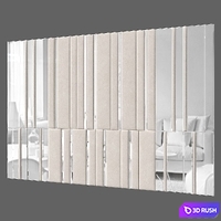 Headboard 014 3D Model Corona