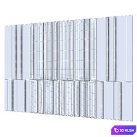 Headboard 014 3D Model Corona