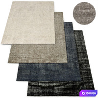 Izar Performance Handwoven Rug Collection Restoration Hardware 3D Model Vray
