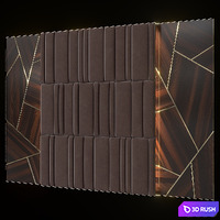 Headboard 018 3D Model Corona