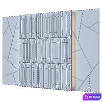 Headboard 018 3D Model Corona