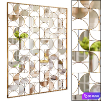 Decorative partition 54 3D Model Vray, Corona