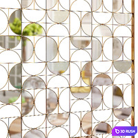 Decorative partition 54 3D Model Vray, Corona