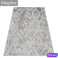 Carpets Set 1252 3D Model Vray, Corona