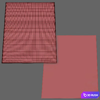 Opale Hand-Knotted Wool Rug 3D Model Vray, Corona