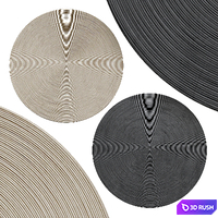 Circle rugs | No. 063 3D Model Vray, Corona